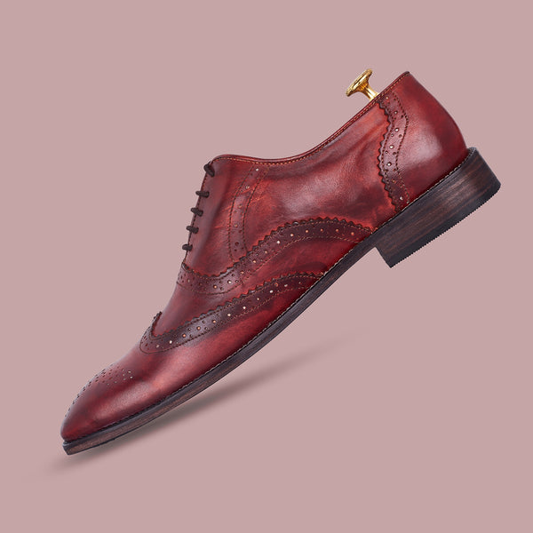 Red Brown Ethan Baker Brock Shoes