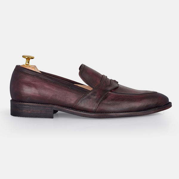 Burgundy Mitchell Dias Loafers