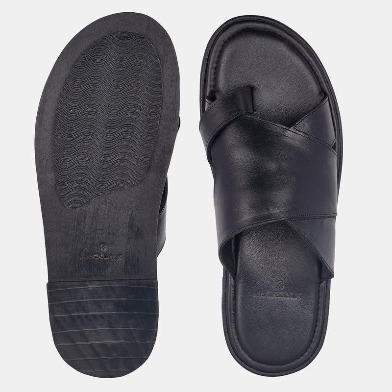 Black Hugo Slipper