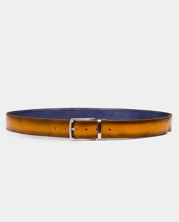 PLATINUM AMBER TAN BELT